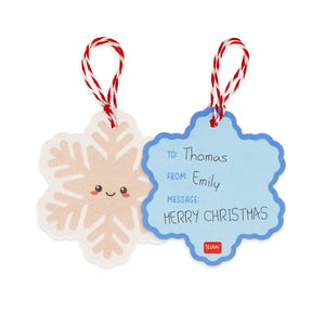 Legami - Set 10 Weihnachtsgeschenkanhänger