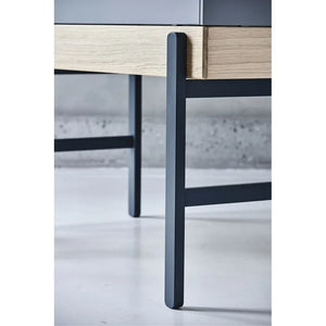 Flexa - Popsicle Halbhohes Bett mit Leiter 90x200cm | Blau