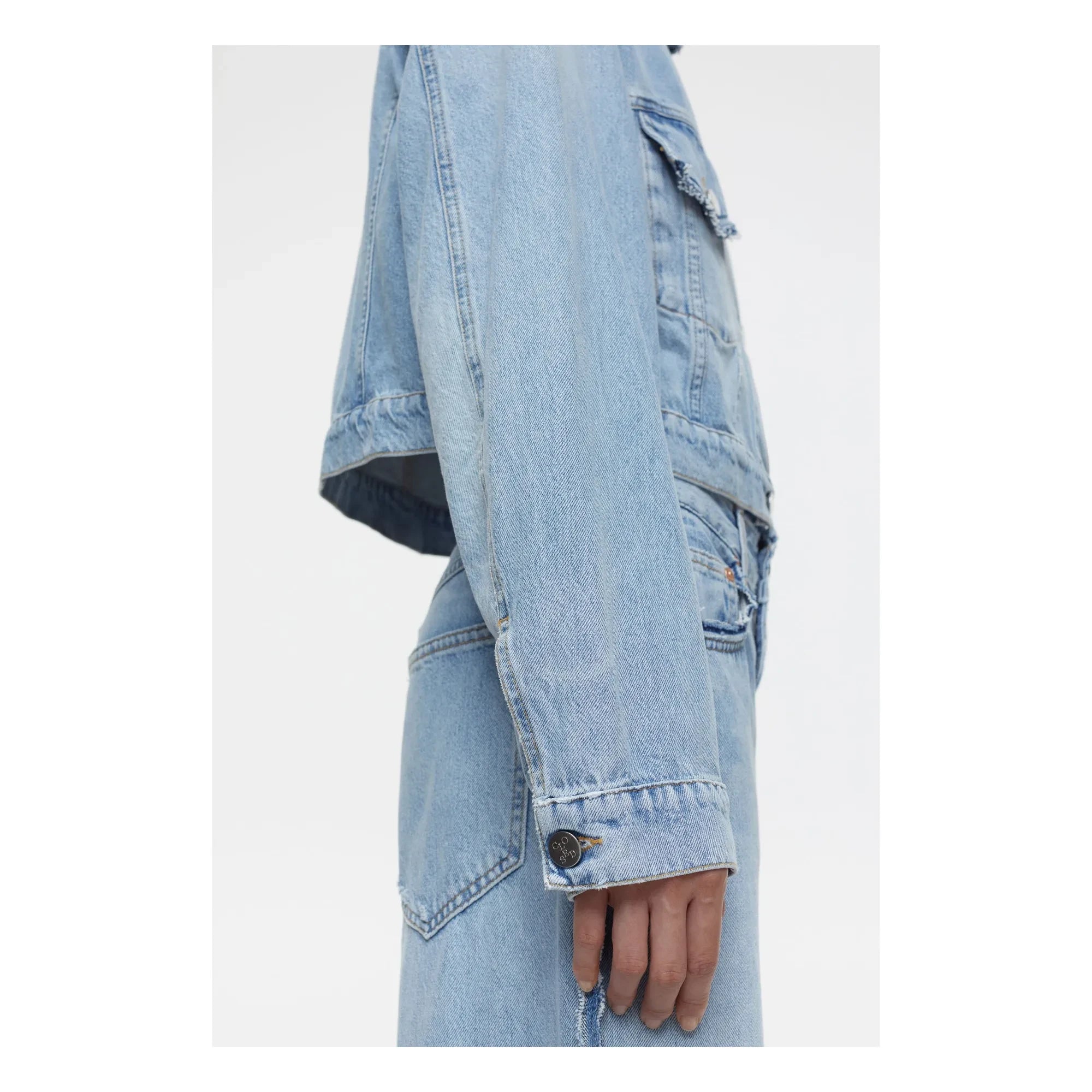 Closed - Kutu Kesim Jean Ceket | Açık Mavi