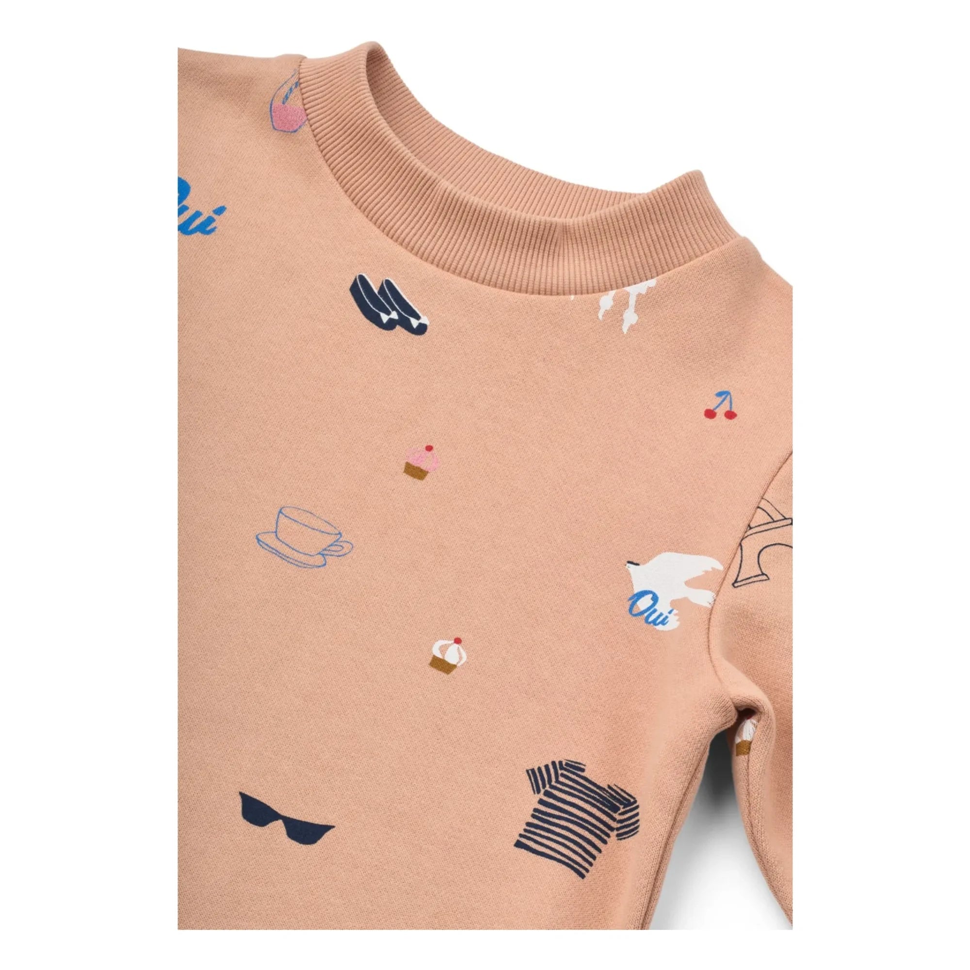 Liewood - Thora Paris Bio-Baumwoll-Sweatshirt | Pfirsich