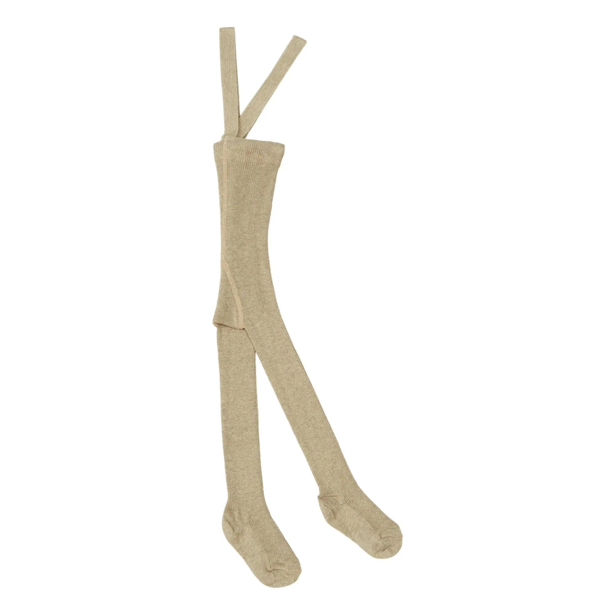 Silly Silas - Trägerstrumpfhose aus Bio-Baumwolle | Beige