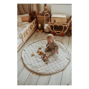 Play and Go - Noomad Wickeltasche / Spielmatte für Kleinkinder - Streifen | Blau