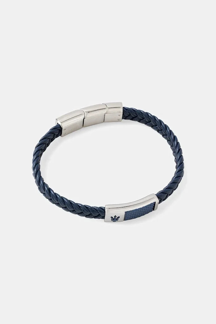 MASERATI erkek deri bileklik RECYCLED LEATHER