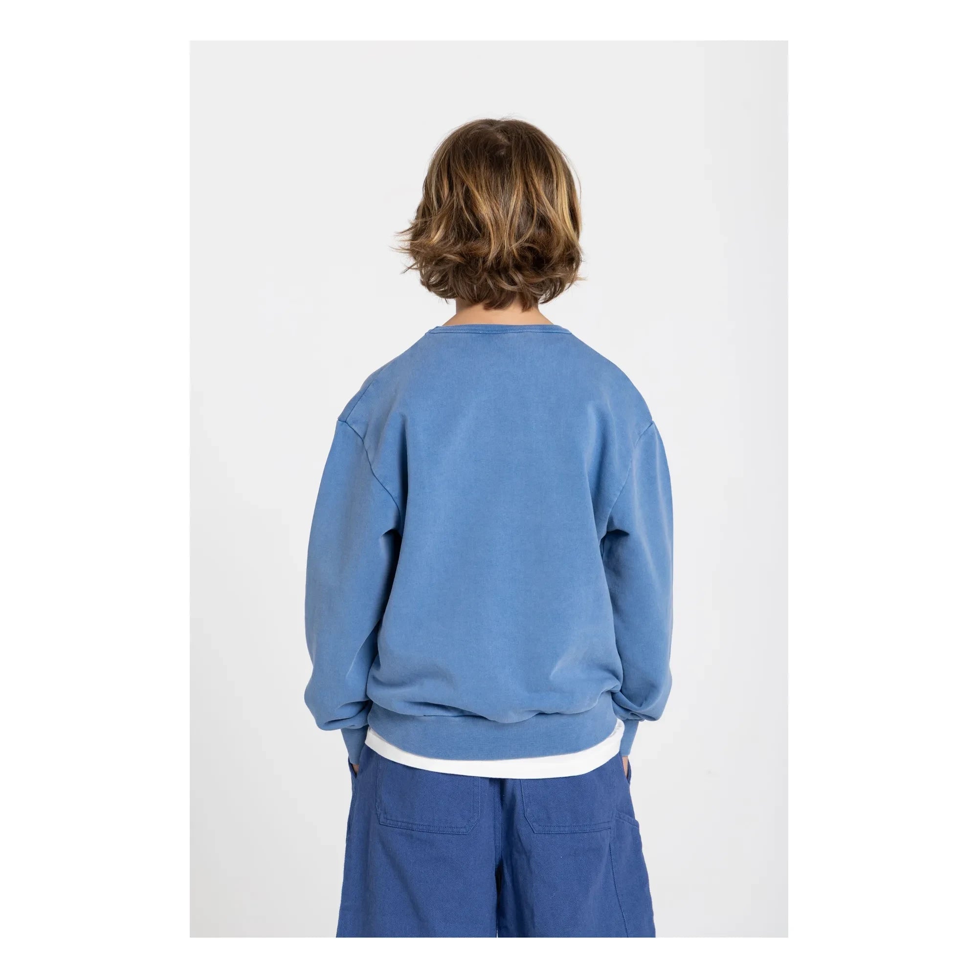 Hundred Pieces - Sweat Ryde God Town Bio-Baumwolle | Marineblau
