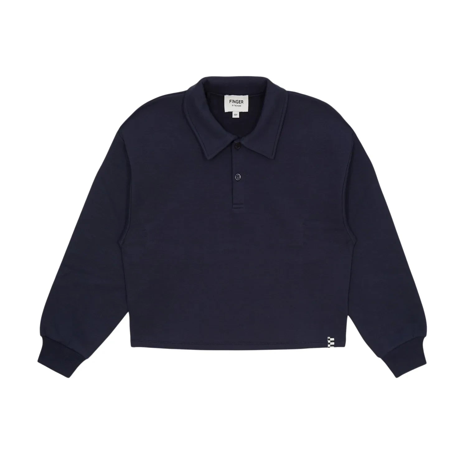 Finger in the nose - Brooklyn Balıkçı Yaka Sweatshirt | Mavi Siyah