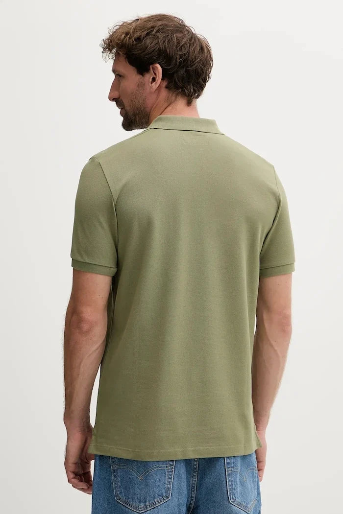 Marc O'Polo T-Shirt mit Kragen aus Baumwolle