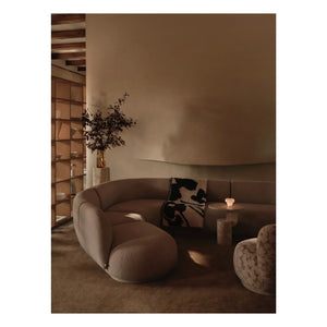 Ferm Living - Cilla Baumwoll-Gobelintuch | Braun