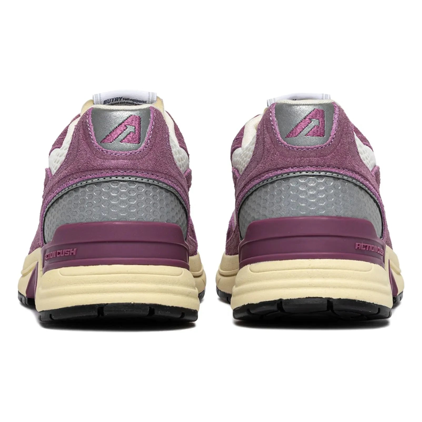 Autry - Basket Hyperway Low Zweifarbiger Wildleder | Lila