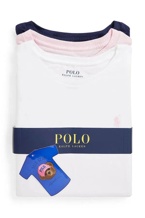 Çocuk pamuklu tişört Polo Ralph Lauren (3 adet)
