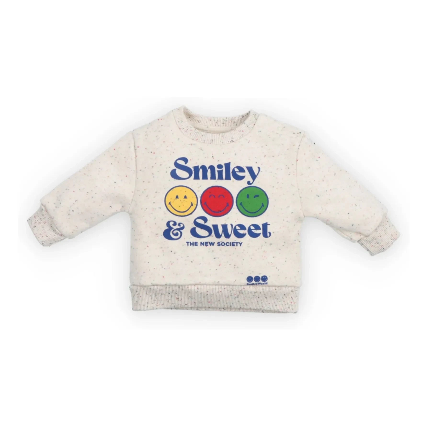 the new society - Sweat Smiley und Sweat Bébé | Cremeweiß