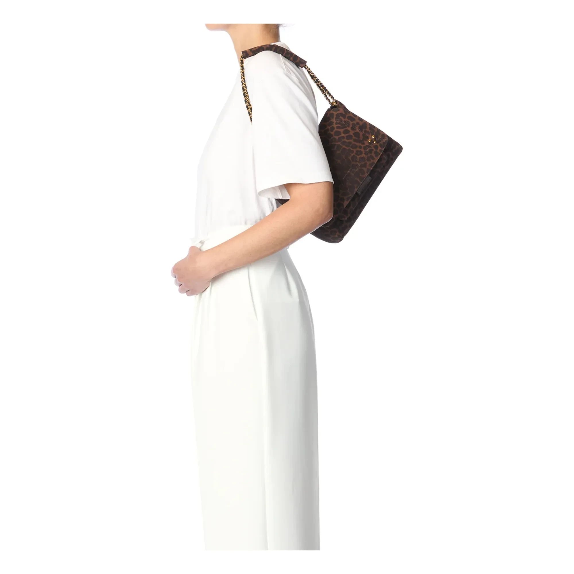 Jérôme Dreyfuss - Lulu M Leoparden-Tasche | Braun