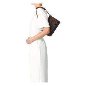 Jérôme Dreyfuss - Lulu M Leoparden-Tasche | Braun