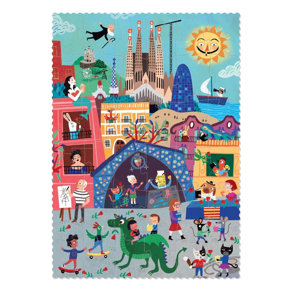 Londji – Wendepuzzle Tag/Nacht Barcelona