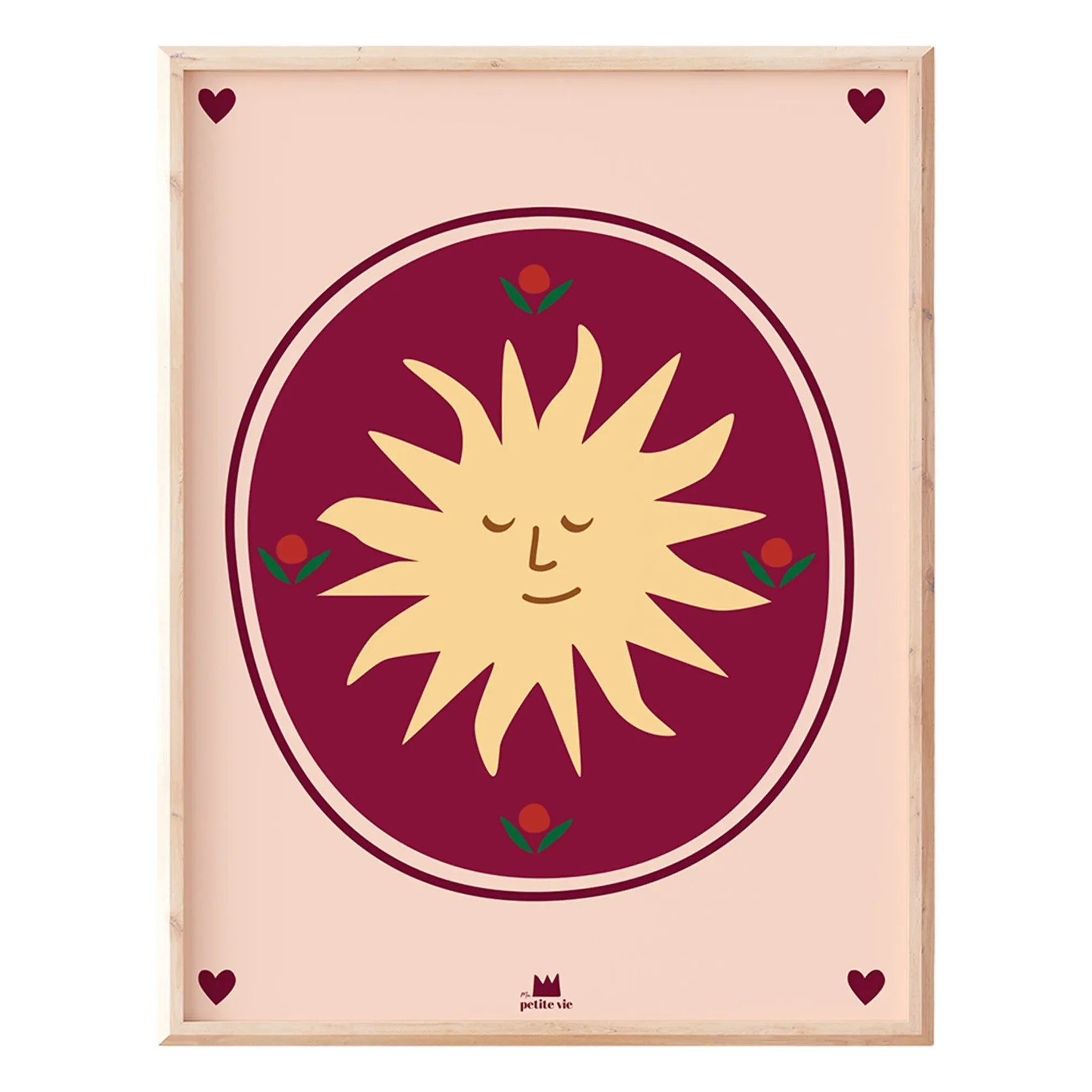 Ma petite vie - Soleil Totem Poster | Beige