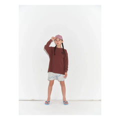 Main Story - Waffle Logo Bio-Baumwoll-T-Shirt | Schokolade