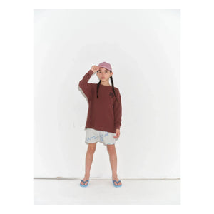 Main Story - Waffle Logo Bio-Baumwoll-T-Shirt | Schokolade