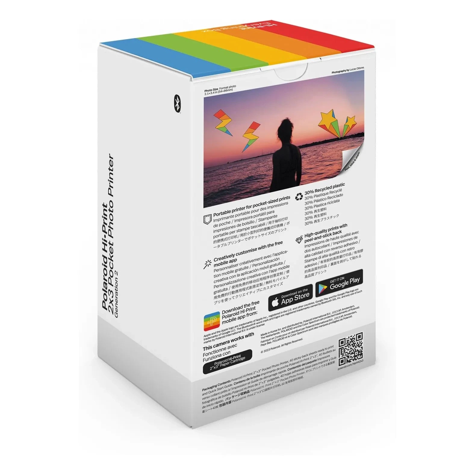 Polaroid – Hi-print Gen 2 Fotodrucker-Set | Weiß