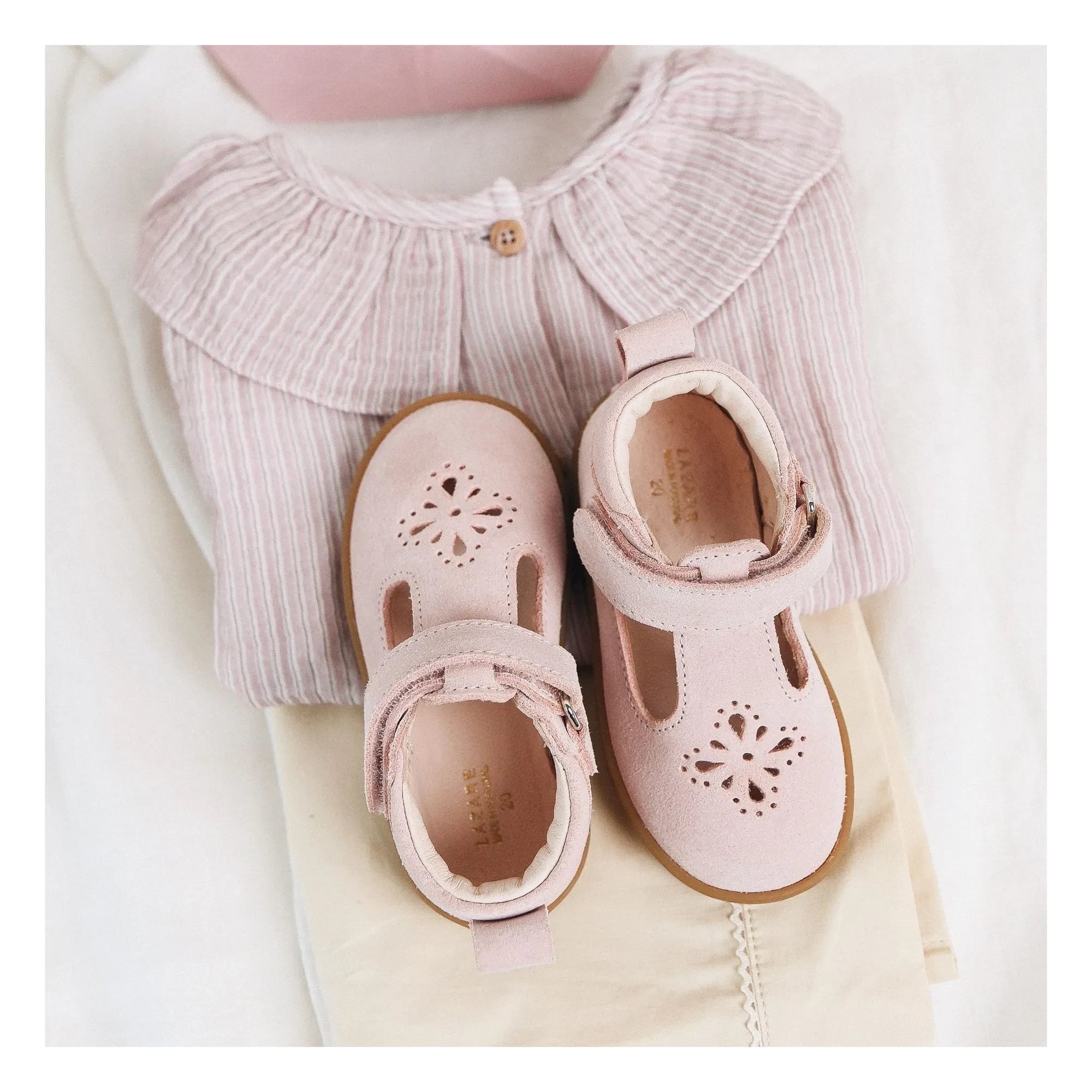 Lazare - Babies Pia Etoile Wildleder | Puderrosa