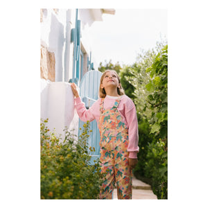 Favorite People - Geblümter Toskana Overall | Orange