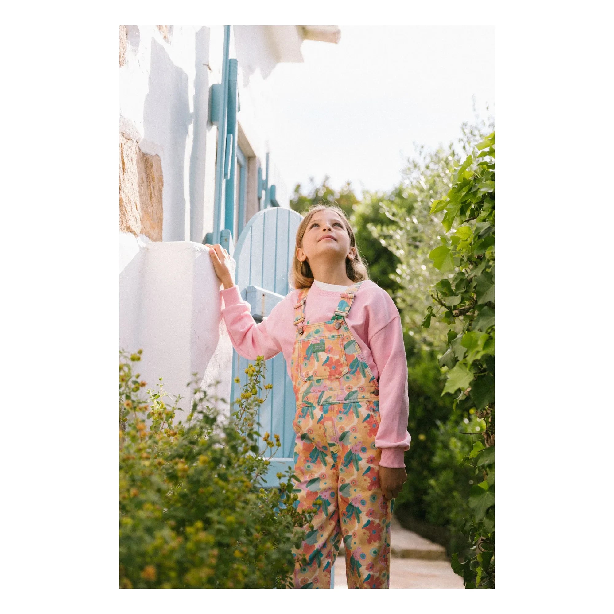 Favorite People - Geblümter Toskana Overall | Orange