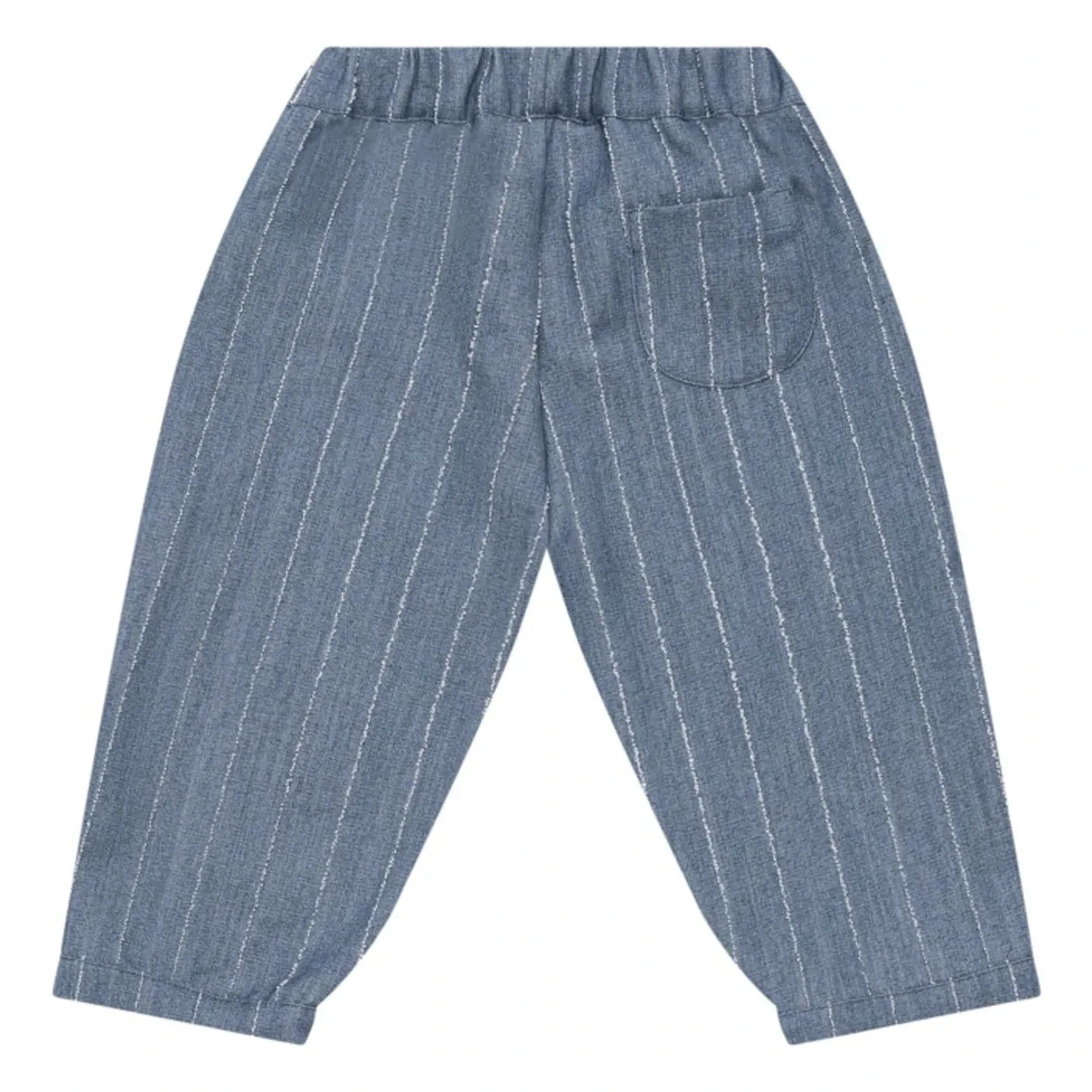 Donsje - Gestreifte Mink-Hose | Denimblau