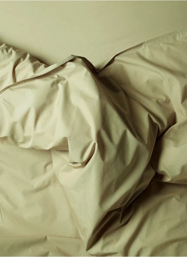 Suite 702 - Organischer Percale Kopfkissenbezug | Pistaziengrün
