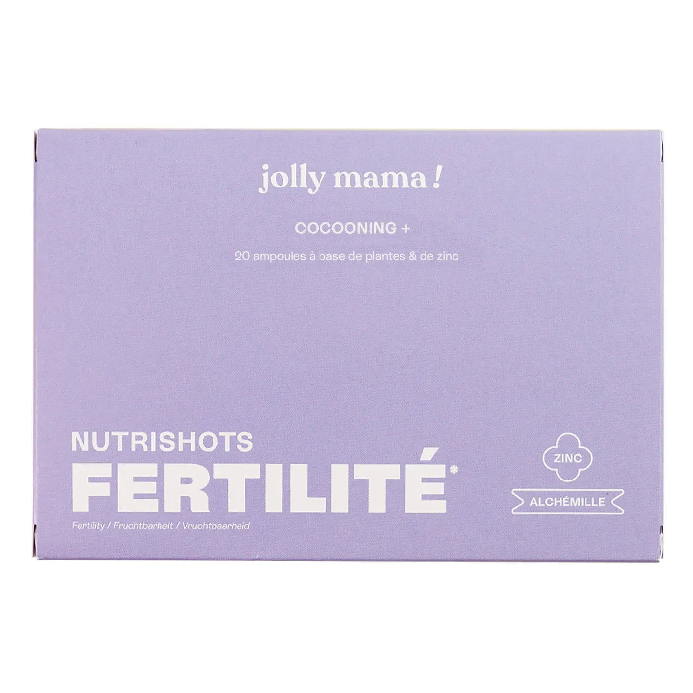 Jolly Mama - Nutrishots Boost Fruchtbarkeitsnahrungsergänzungsmittel - 20 x 10 ml Fläschchen