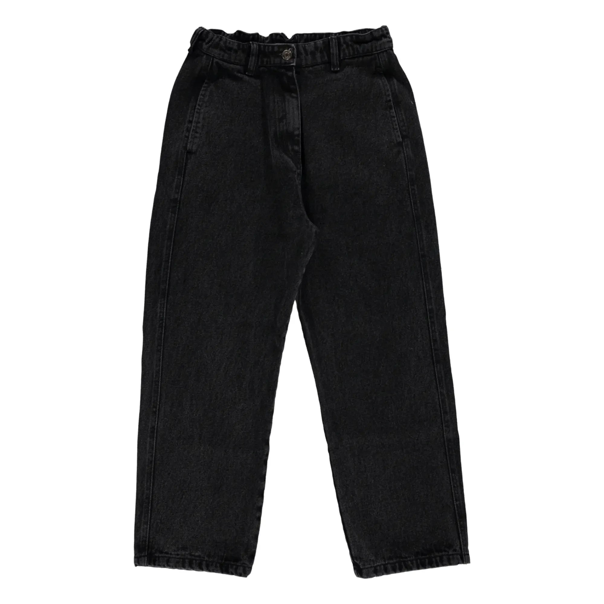 Poudre Organic - Gentian Organik Pamuk Kot Pantolon - Kadın Koleksiyonu | Siyah