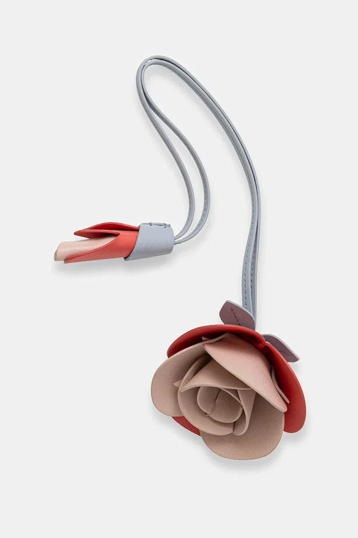 Furla kadın deri anahtarlık Allegra Rose Charm