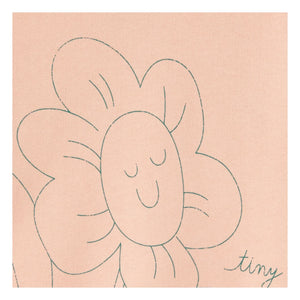 Tinycottons - Flower Sweat Bio-Baumwolle | Blassrosa