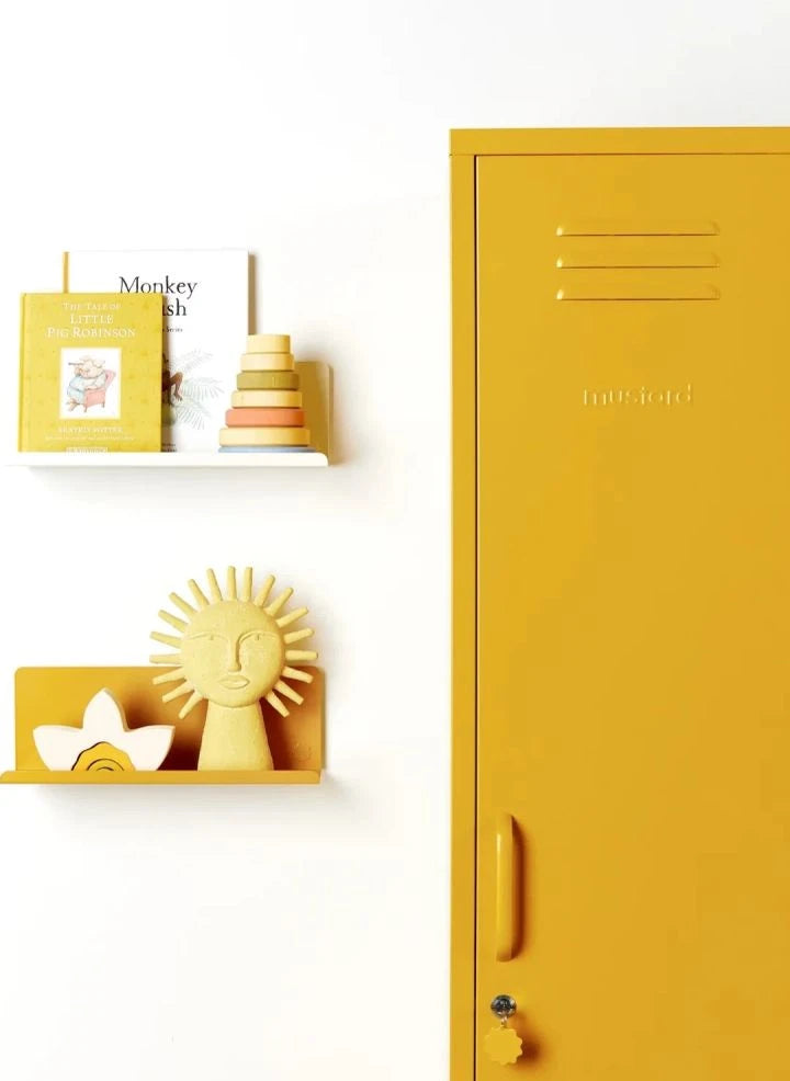 Mustard Made - Ledge Metall Wandregal | Blassgelb