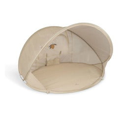 Konges Sløjd - Kleines Pop-Up Strandzelt Tea Stripe | Beige
