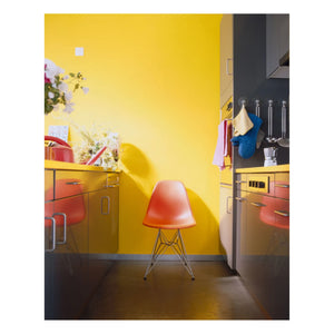 Vitra - DSR Plastikstuhl - Chromgestell - Charles & Ray Eames | Mohnrot