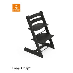 Stokke® - Tripp Trapp® Hochstuhl aus Eichenholz | Schwarz