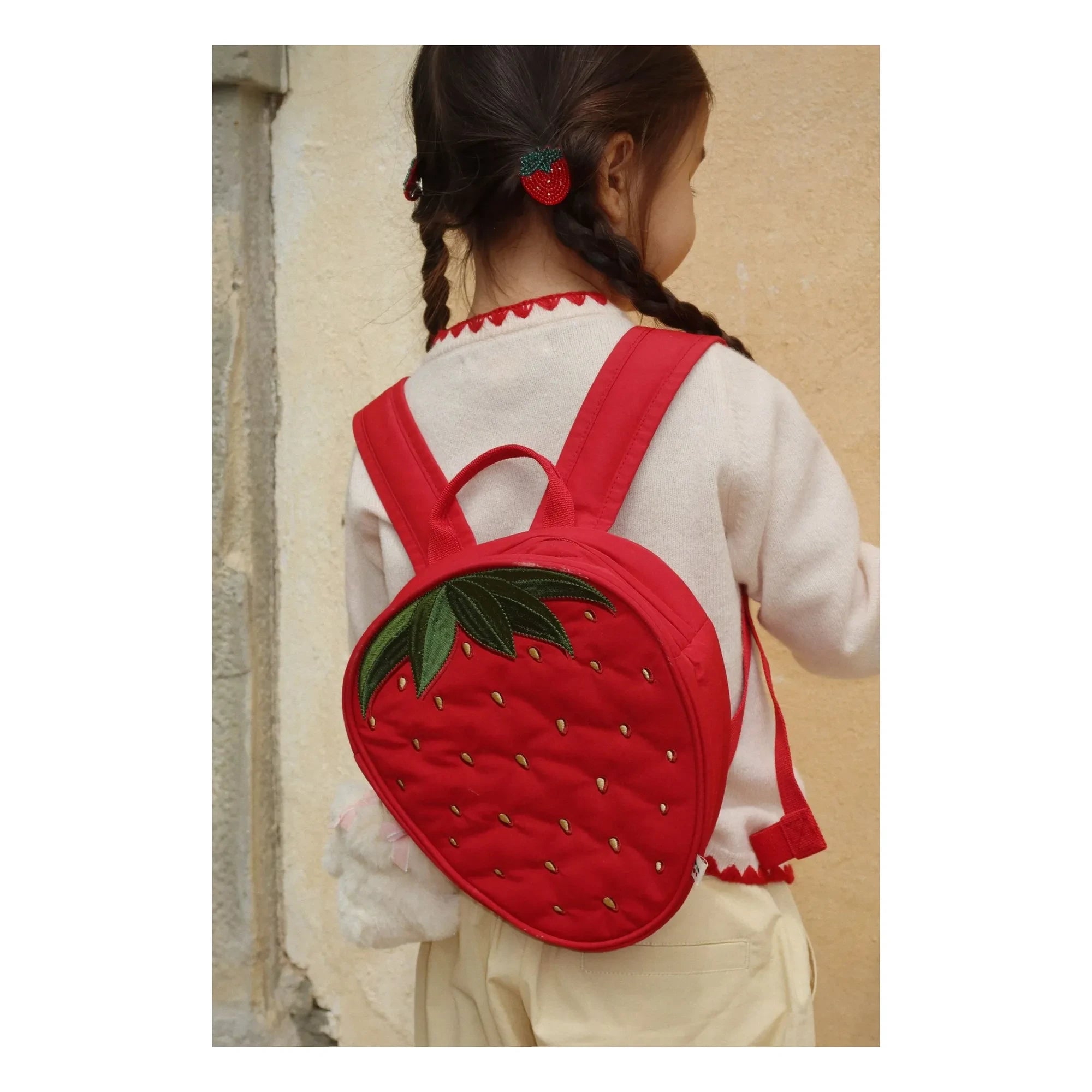 Konges Sløjd - Wassermelone Erdbeere Rucksack | Rot