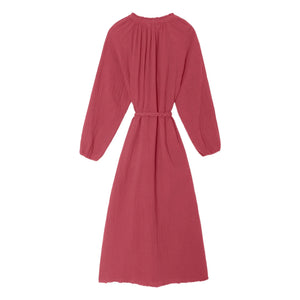 Xirena - Andrea Baumwoll-Gaze Kleid | Rot