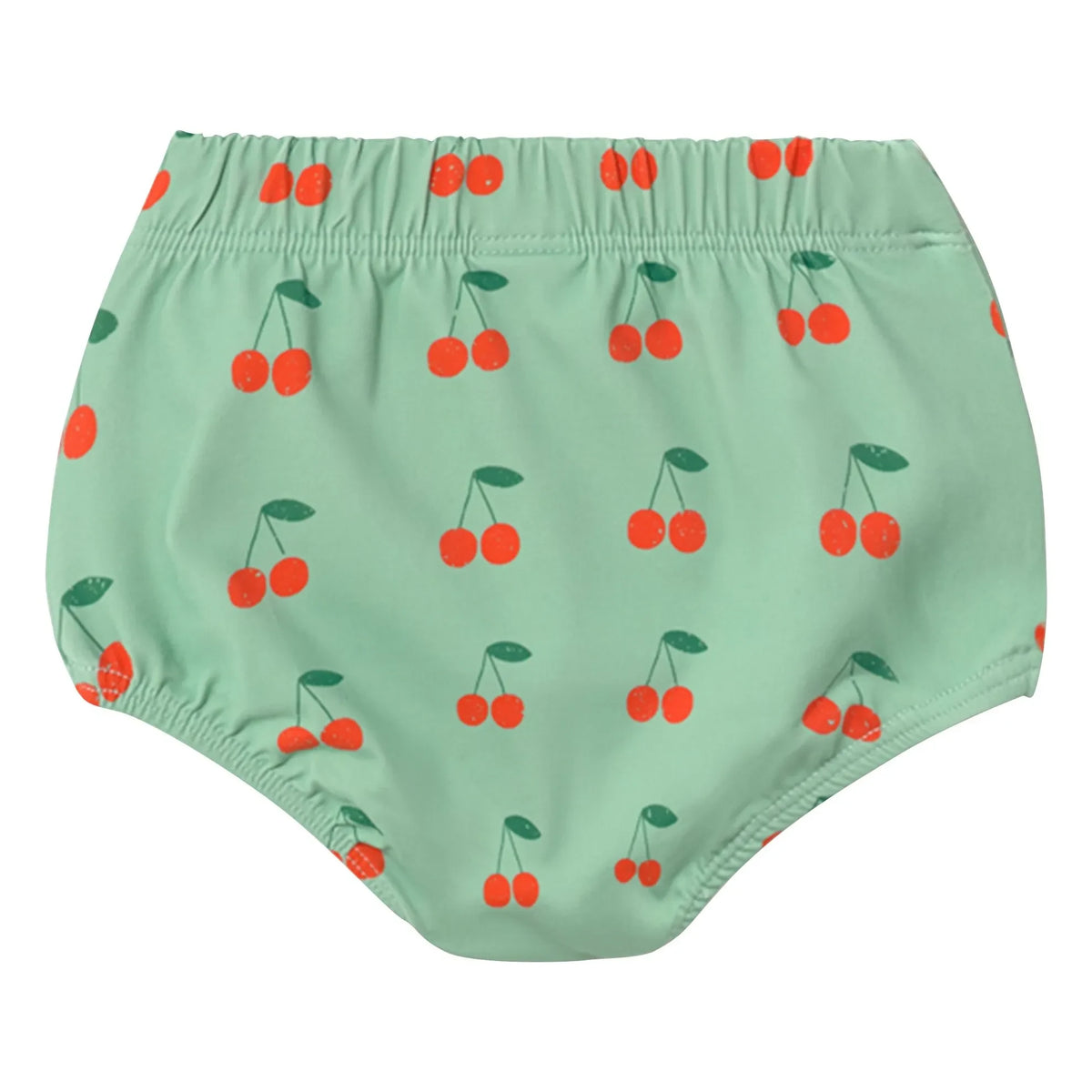 Tinycottons - Badehose mit Kirschmuster | Grün