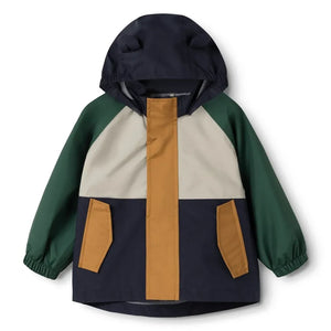 Liewood - Manu Colorblock Regen-Set aus recycelten Fasern | Dunkelgrün