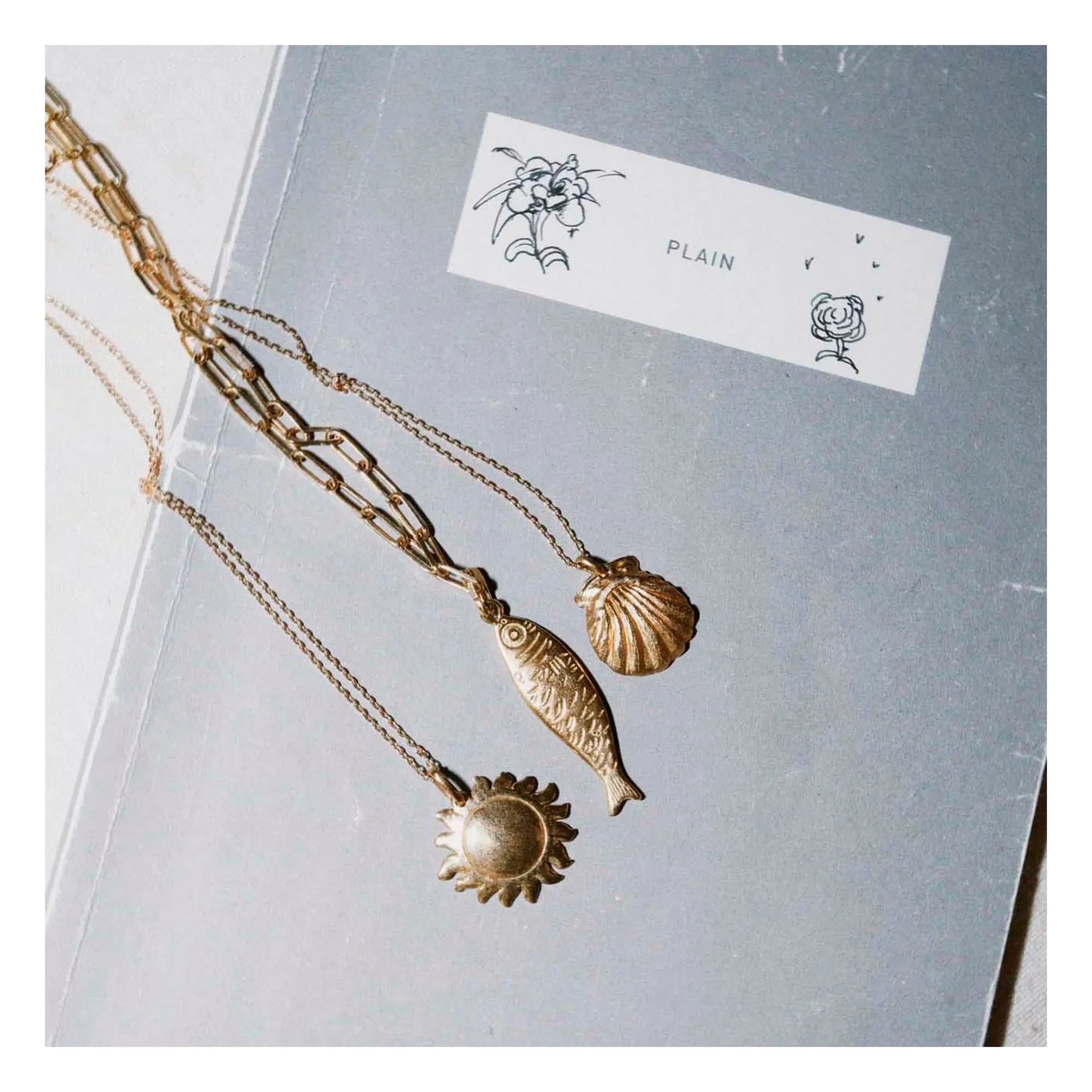 Alhaja – Sole Mio Halskette | Gold