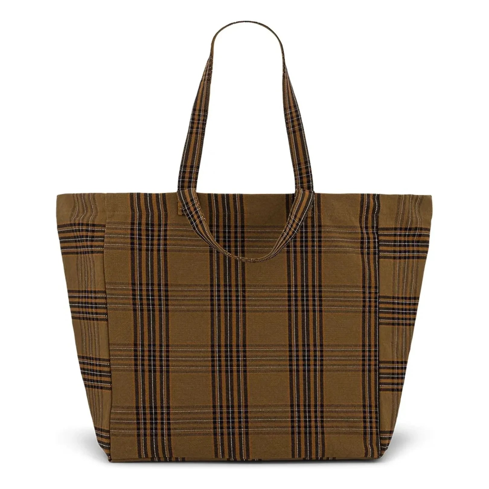 Rose in April - Elisa Tartan Tragetasche | Braun