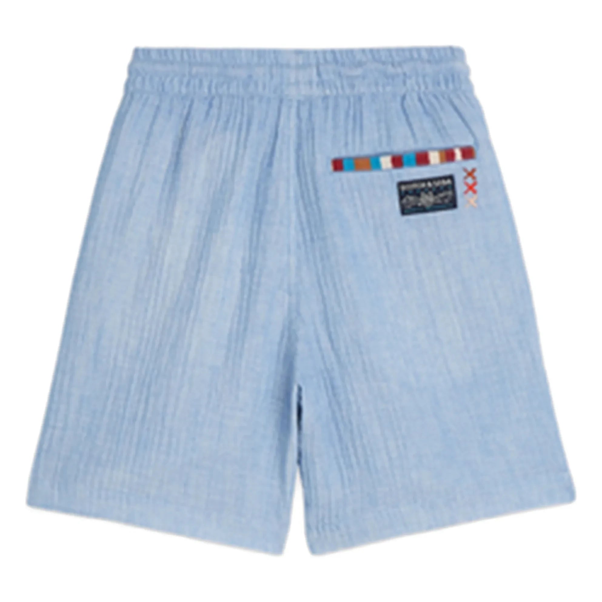 Scotch & Soda - Chambray-Shorts | Hellblau