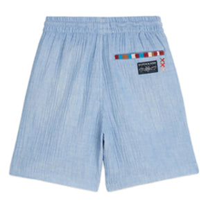 Scotch & Soda - Chambray-Shorts | Hellblau