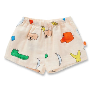 Halcyon Nights - Tier Shorts | Ecru