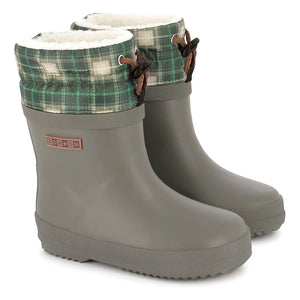 Bonton - Ploc Leder-Regenstiefel | Khaki