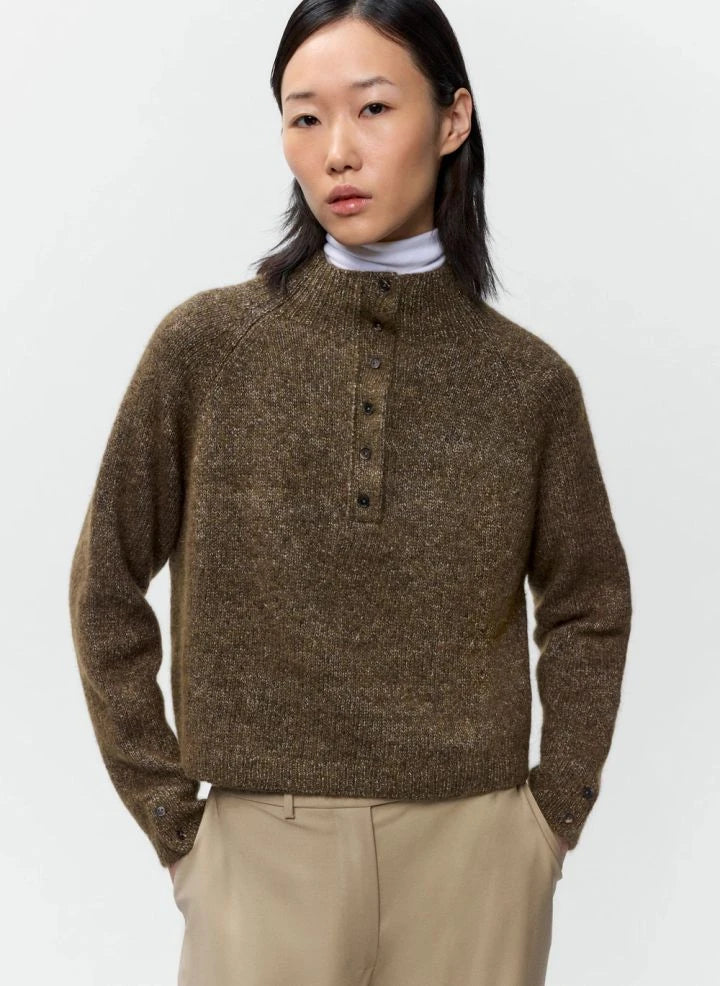 Cordera - Merinowolle und Bio-Baumwollpullover | Braun