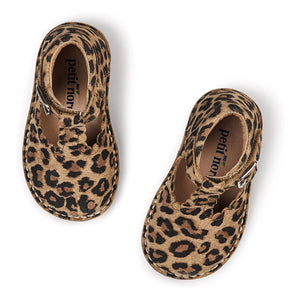 Petit Nord - T-Riemen-Leopardenslip | Braun