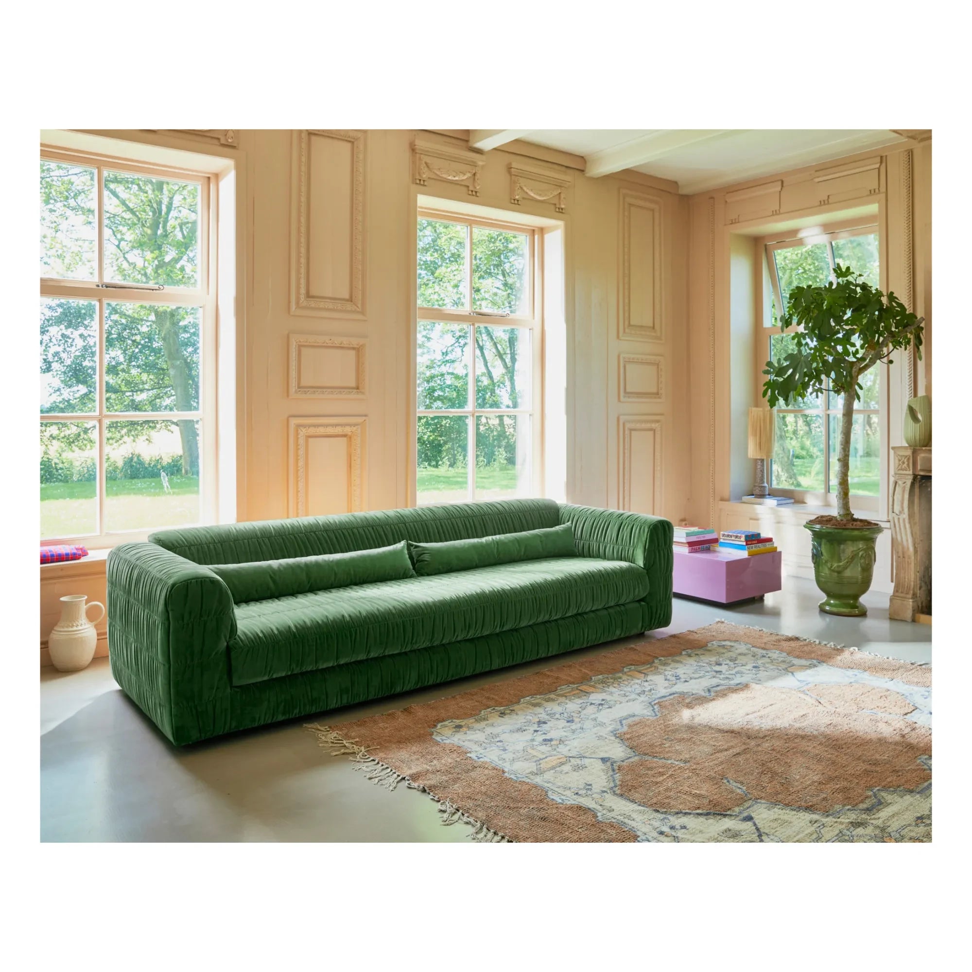 HKliving - Grünes Sofa