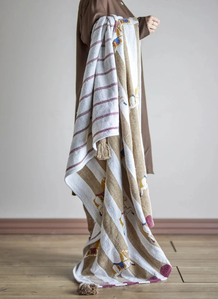 Bloomingville Mini - Karussell Bettdecke | Beige