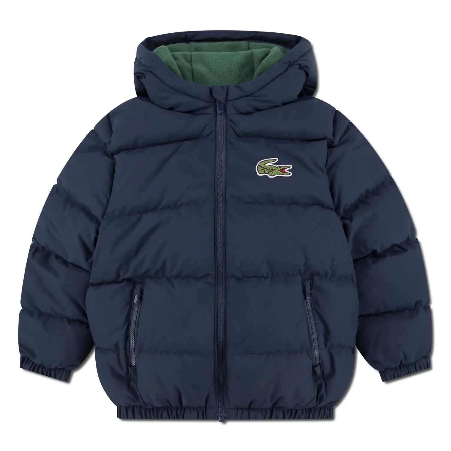 Lacoste - Geri Dönüştürülmüş Elyaf Logolu Dolgulu Mont | Lacivert