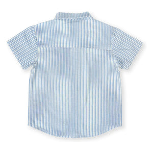 Goldie + Ace - Gestreiftes Hemd | Blau